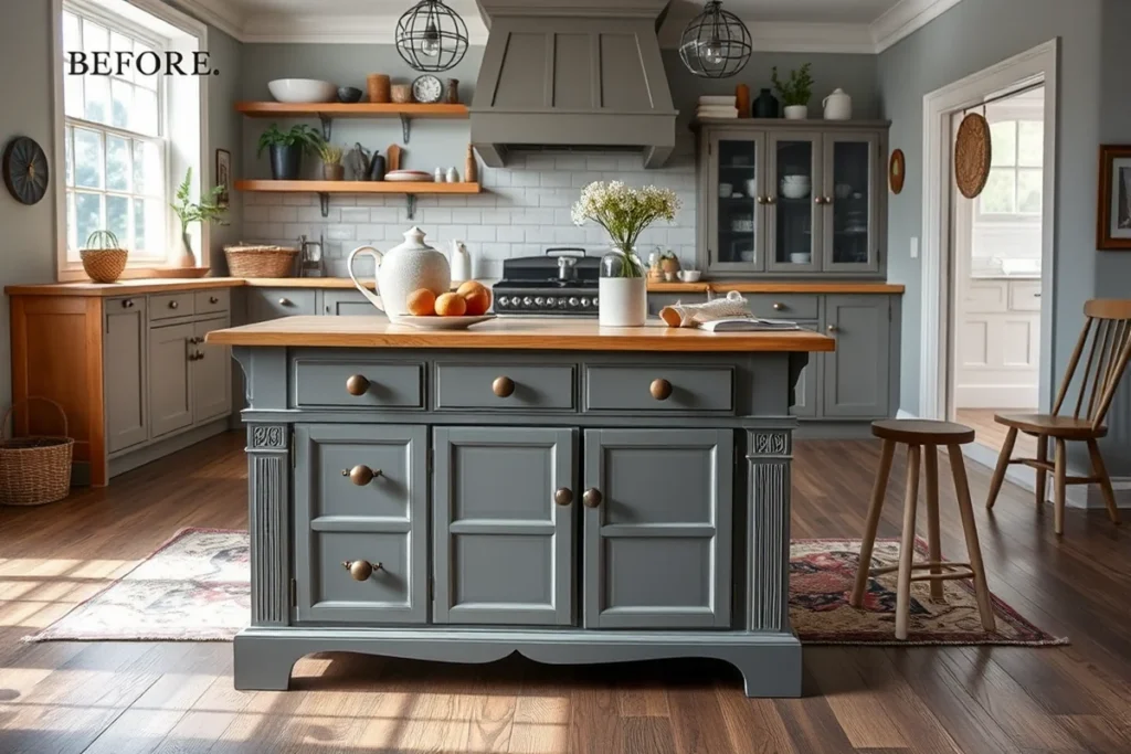 Dresser Upcycled Kitchen Island