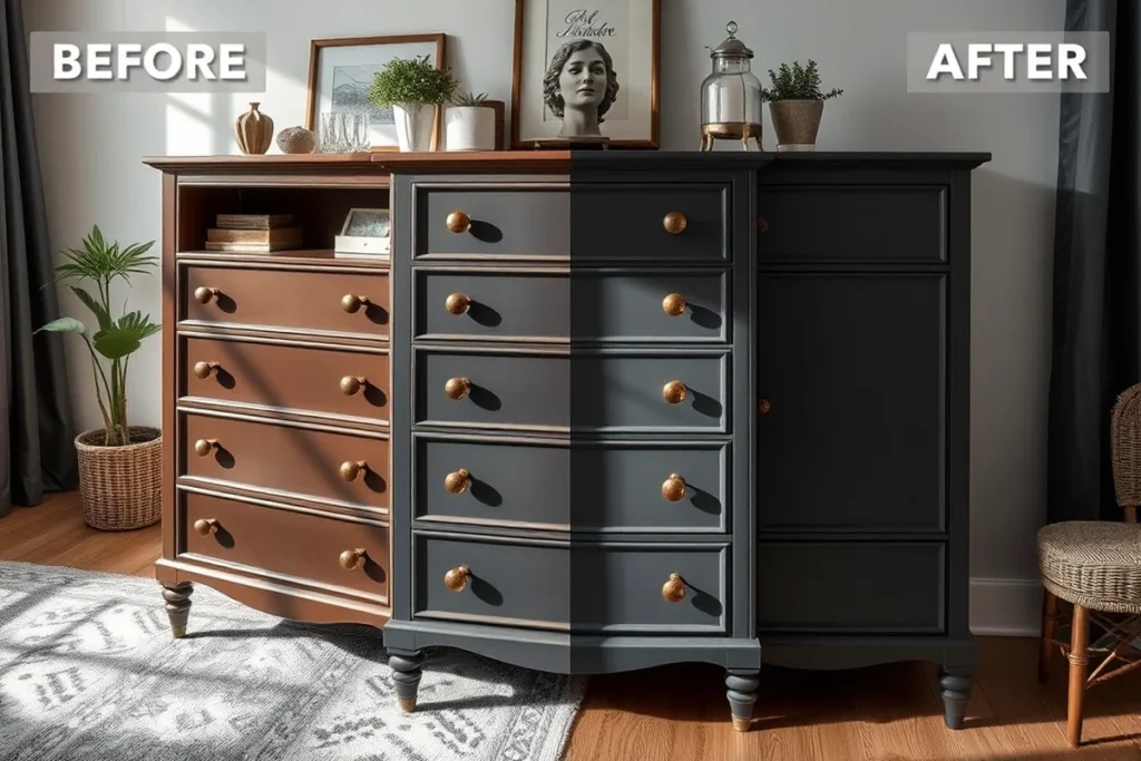 Filing Cabinet Makeover With Contact Paper